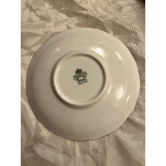 AYNSLEY orchard fruit Tea Cup and Saucer signed D. Jones Vintage - Picture 2 of 8